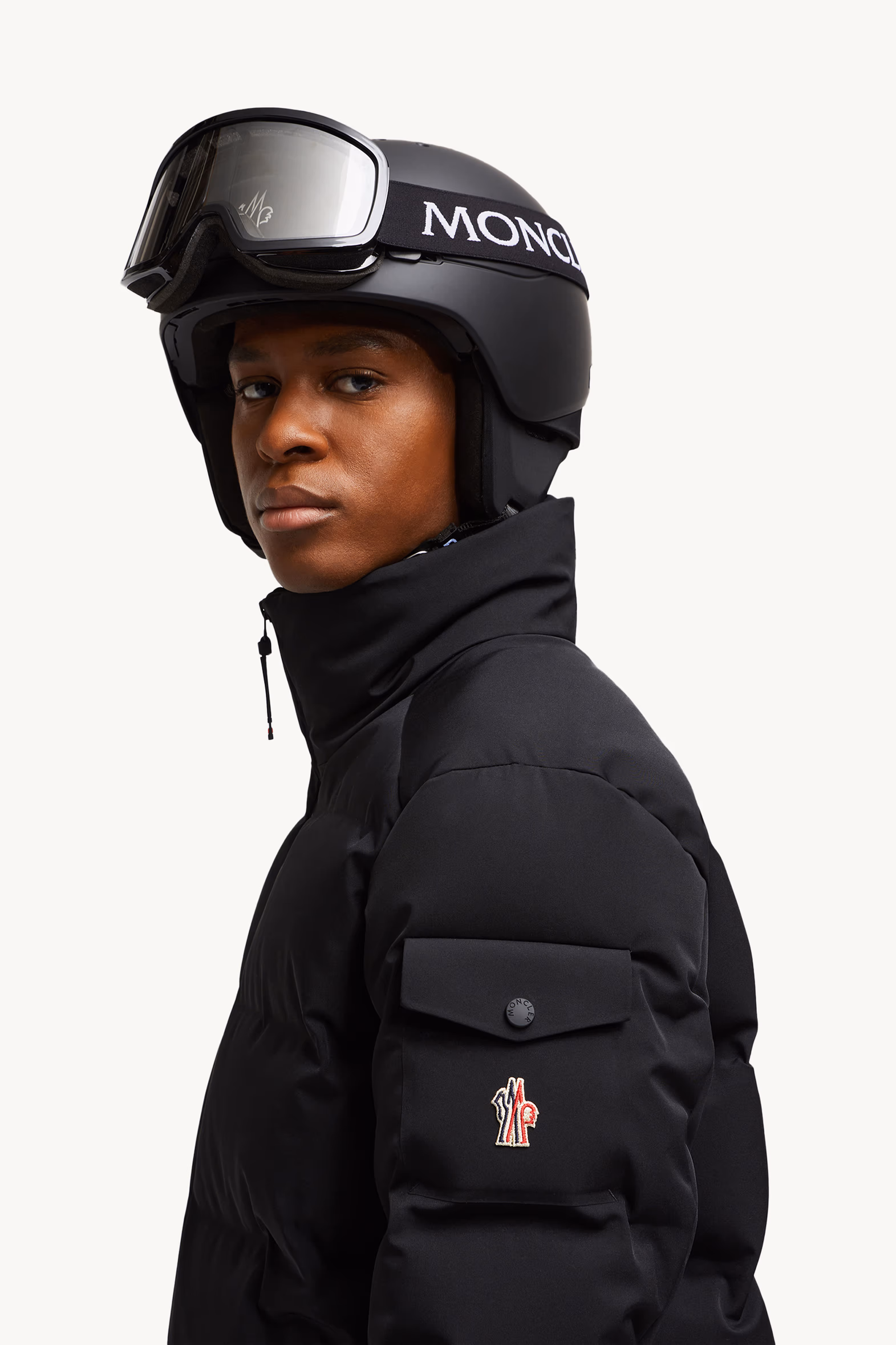 Doudoune de ski à capuche Montgetech Hommes Noir Moncler 4